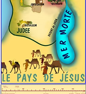 Au temps de Jésus : carte Le pays de Jésus